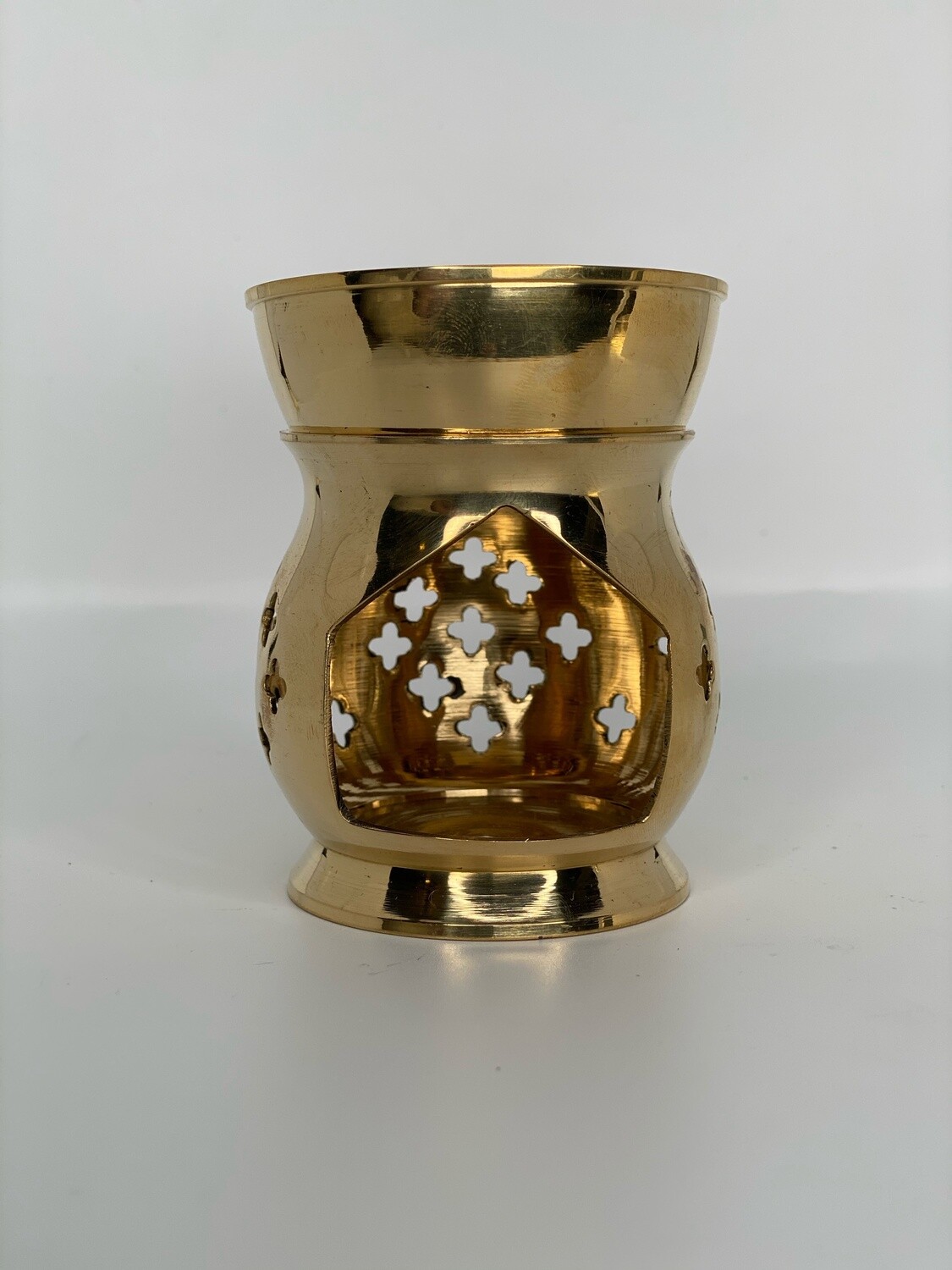 Gold Incense and oil burner