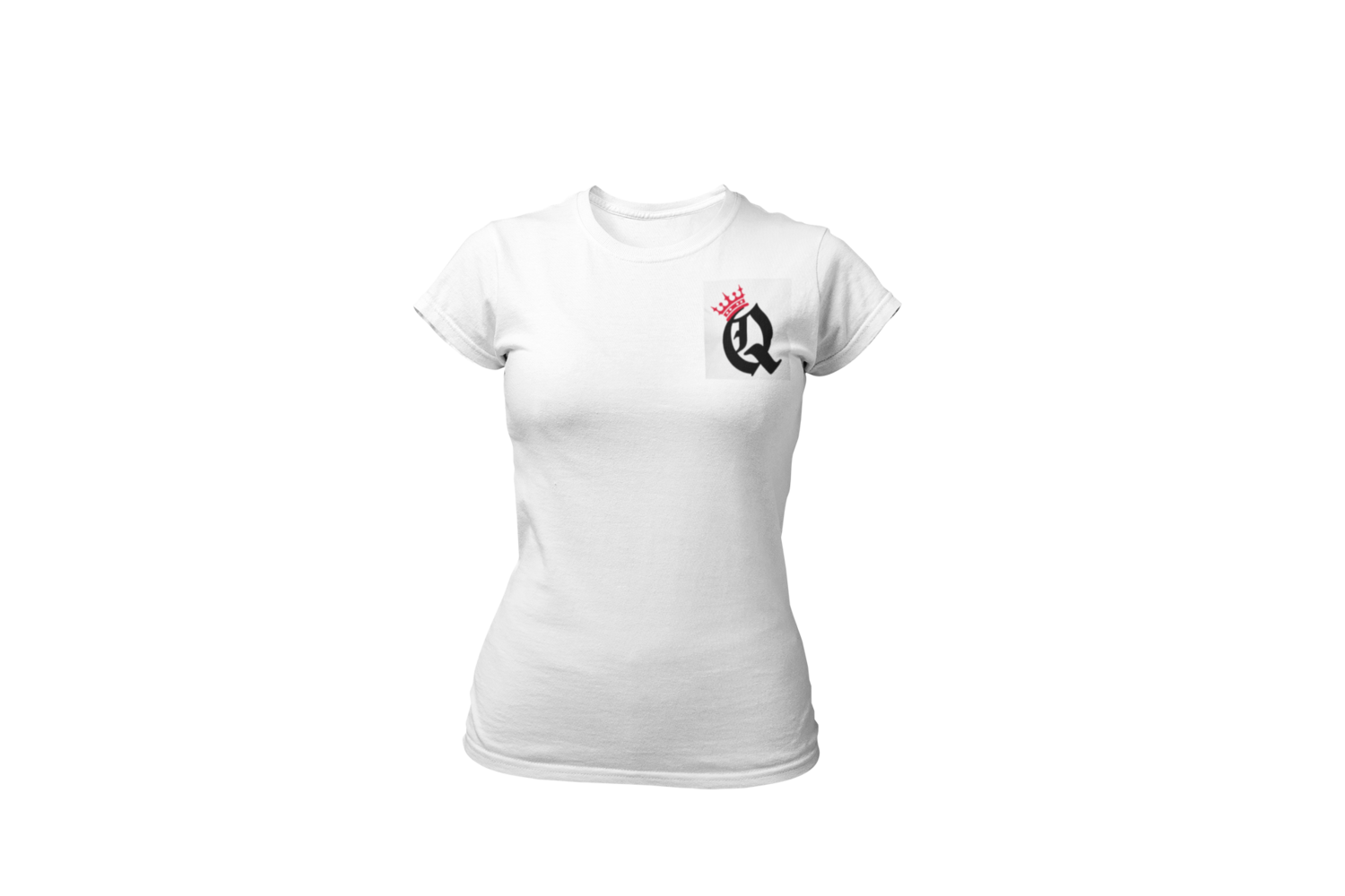 Women's Fitted T-shirt - Queen of Spades Cigars