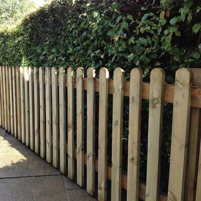 Picket Fencing Panels 6ft x 3ft