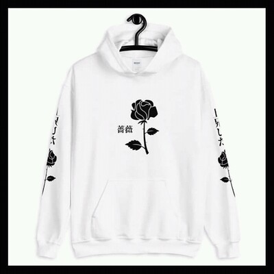 Polera Rose White