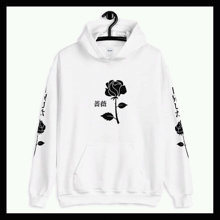 Polera Rose White