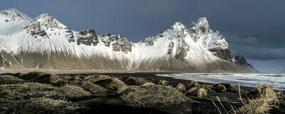 Icelandic Snowy Mountains (Panoramic)