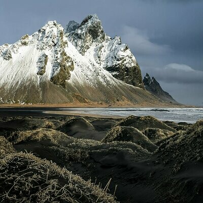Icelandic Snowy Mountains (Square)