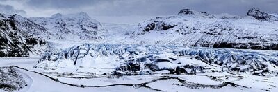 Blue Ice Glacier (Panoramic)