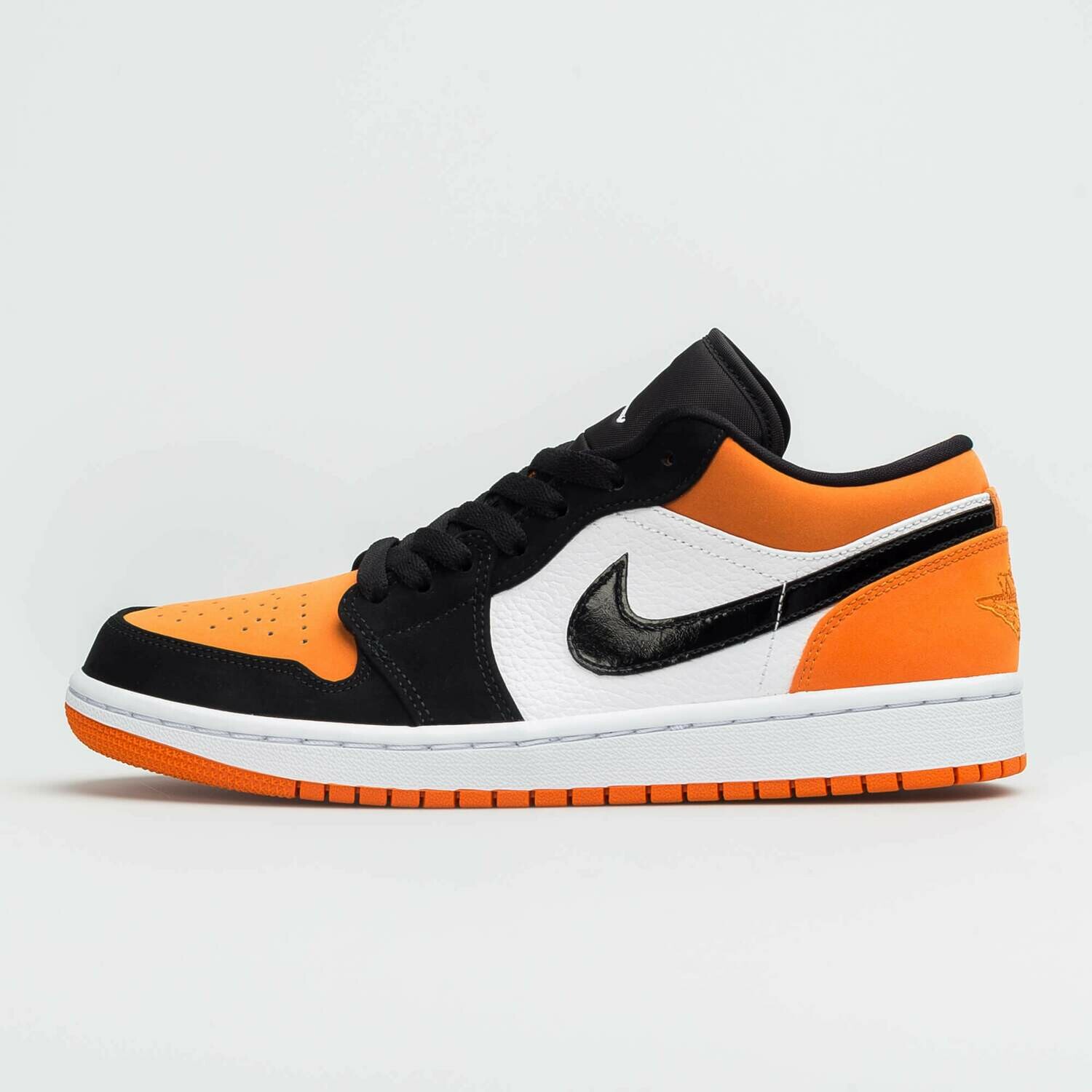 Nike Air Jordan 1 Low Shattered Backboard Black/Orange/white 553558-128 MEN