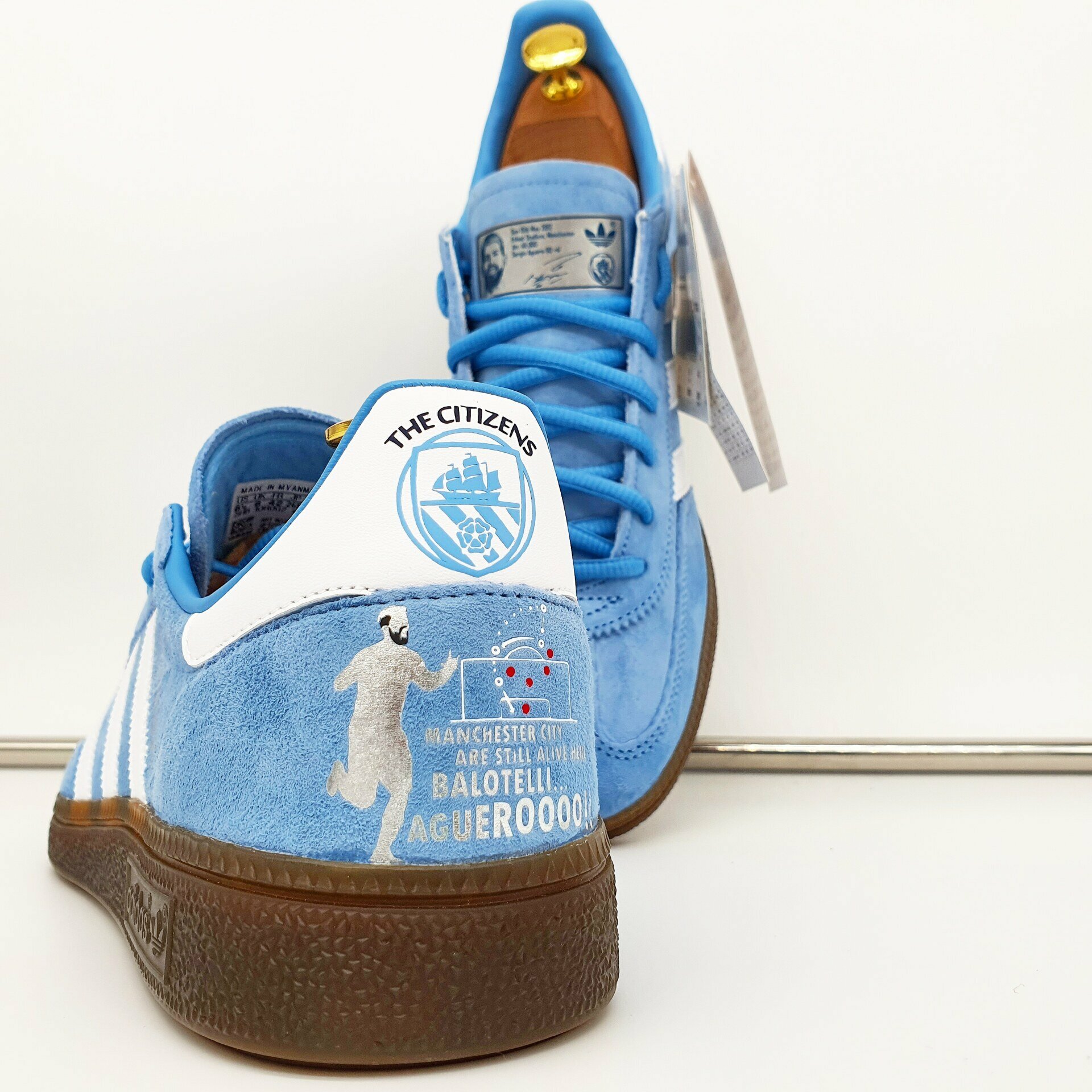 Man City - Aguero - Custom adidas Shoes