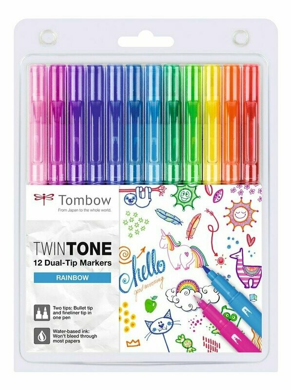 Twintone Rainbow Colors 12u