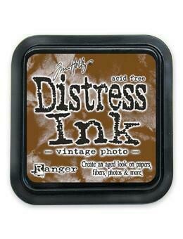 Distress Ink Vintage Photo