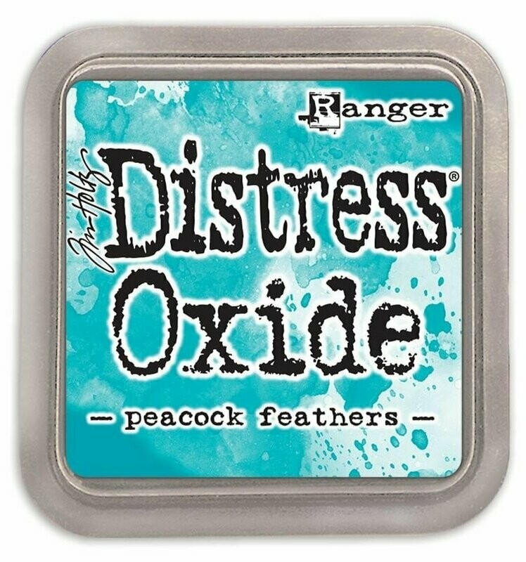 Distress Oxide Peacock Feathers