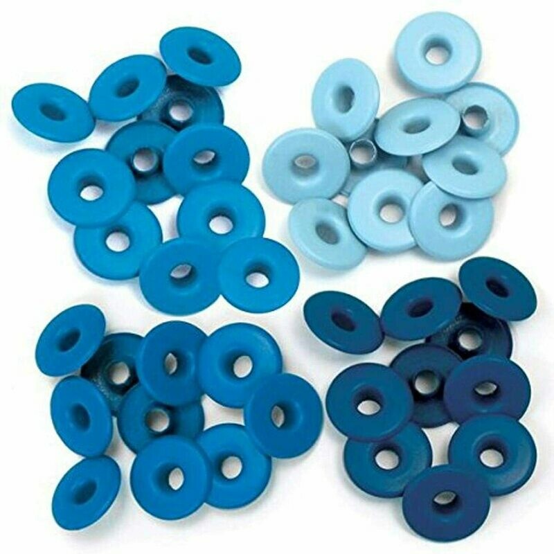 Wide Eyelets Blue