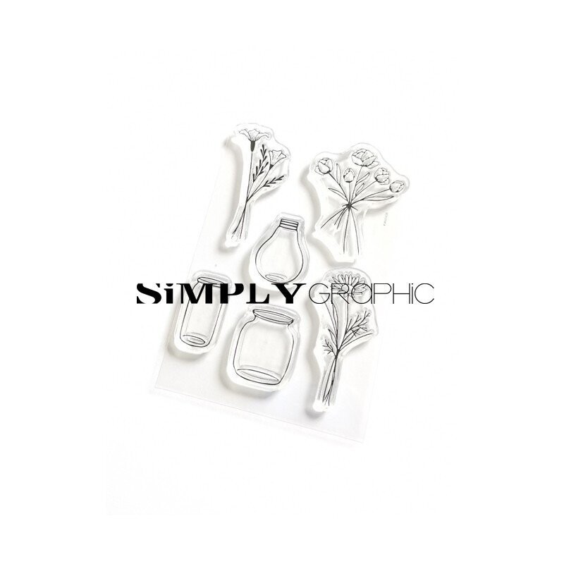 Simply Graphic - Sello Bouquets