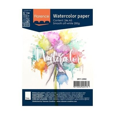Watercolor paper 200gr - A5