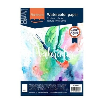 Watercolor paper 300gr - A4