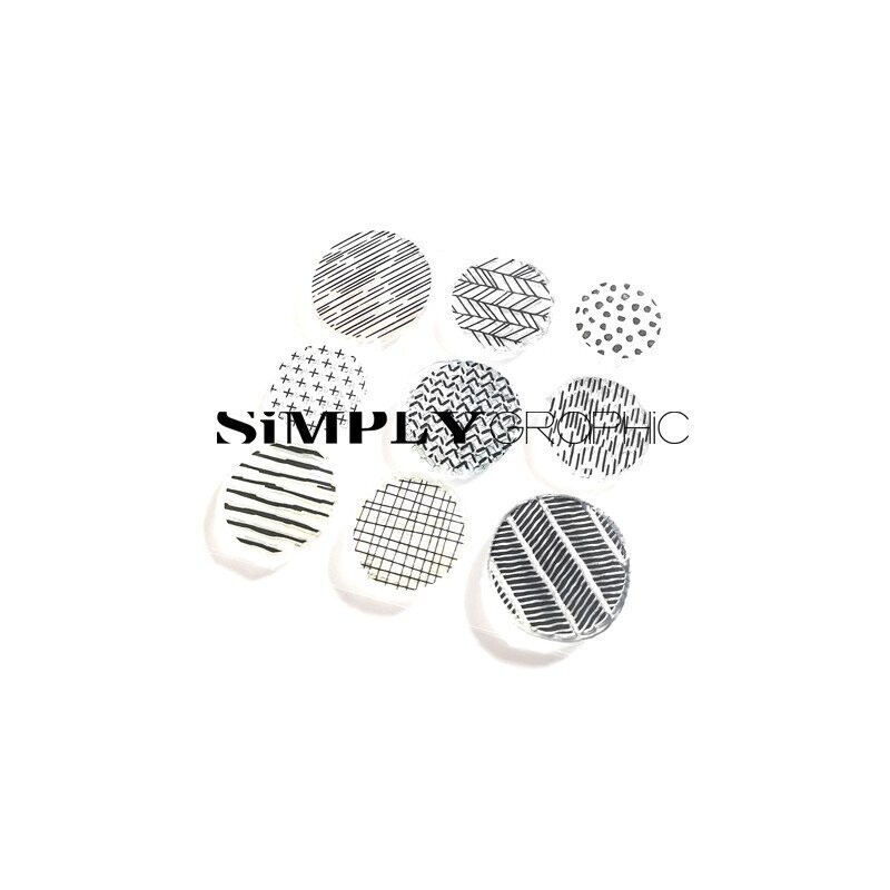 Simply Graphic - Sello Ronds à motifs