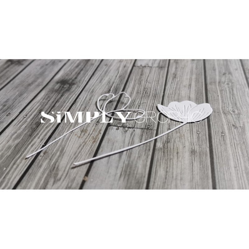 Simply Graphic - Fleurs inclinees