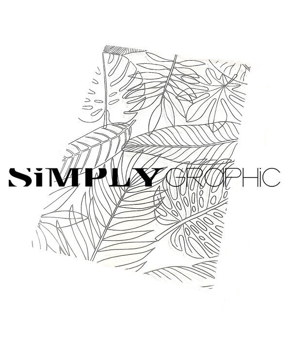 Simply Graphic - Sello Fond Tropical