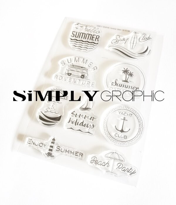 Simply Graphic - Sello Summer Labels