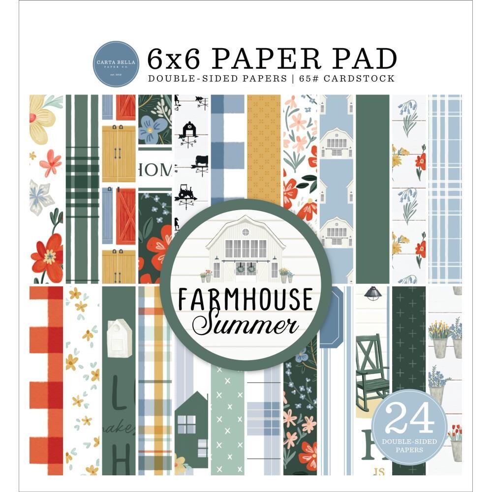 Farmhouse Summer - Bloc de 6x6