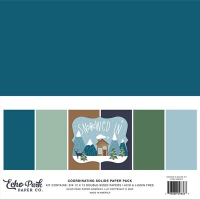 Snowed in - Coordinating Solids Paper Pack