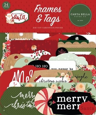 Letters to Santa - Frames and Tags