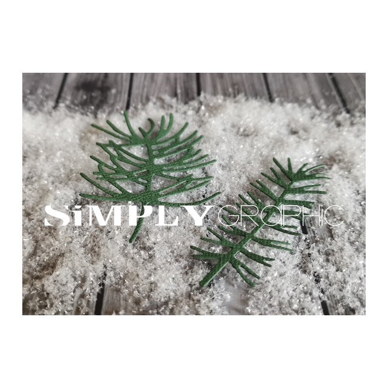 Simply Graphic -Troquel Branches de Pin 2
