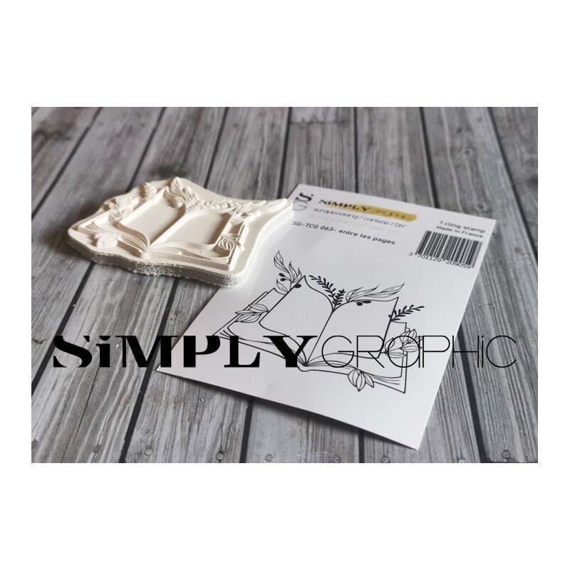 Simply Graphic - Sello Cling Entre les pages