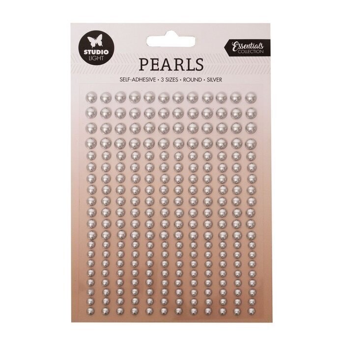 Perlas adhesivas - Silver