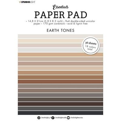 Paper pad - Earth Tones