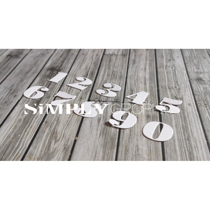 Simply Graphic - Troquel Chiffres 4