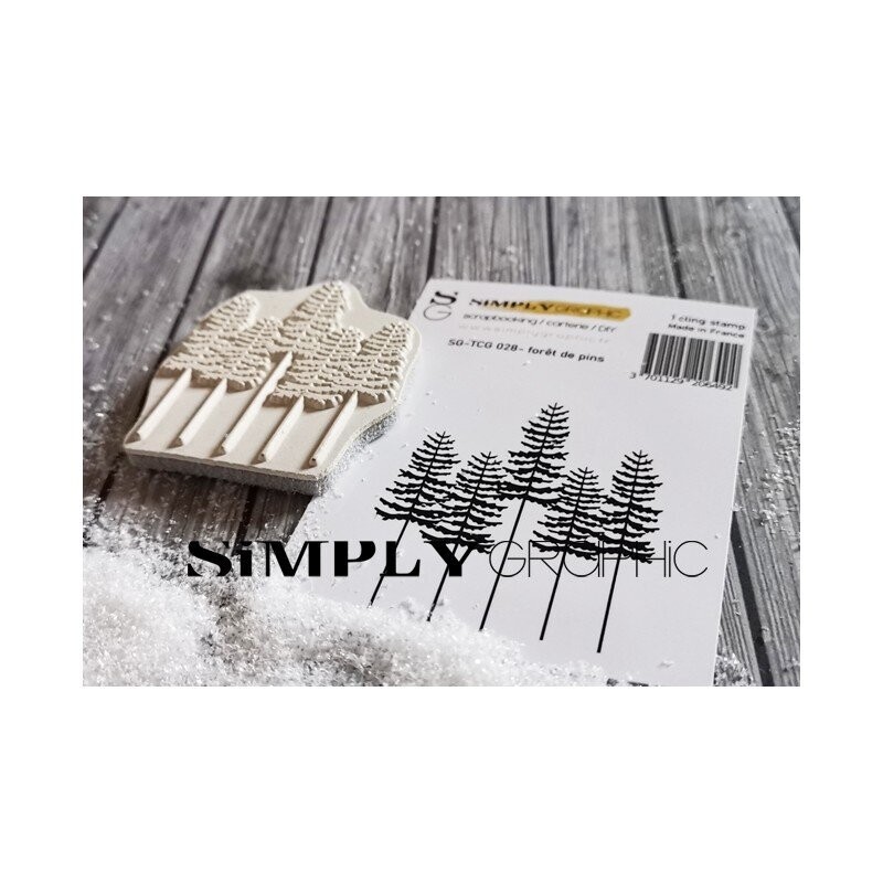 Simply Graphic - Sello Cling Forêt de pins