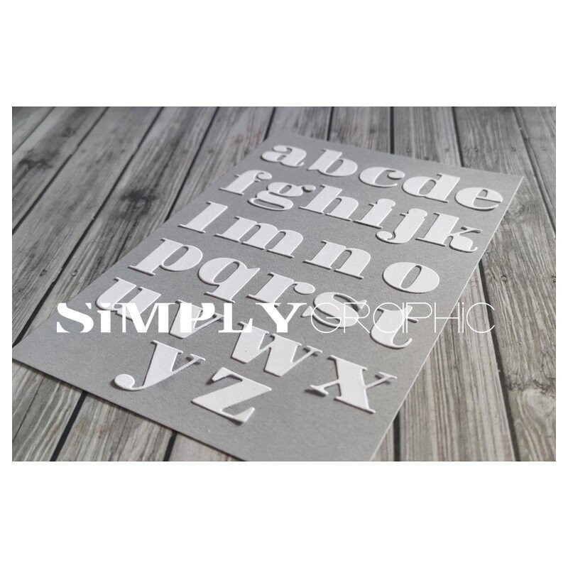 Simply Graphic - Troquel Alphabet 4
