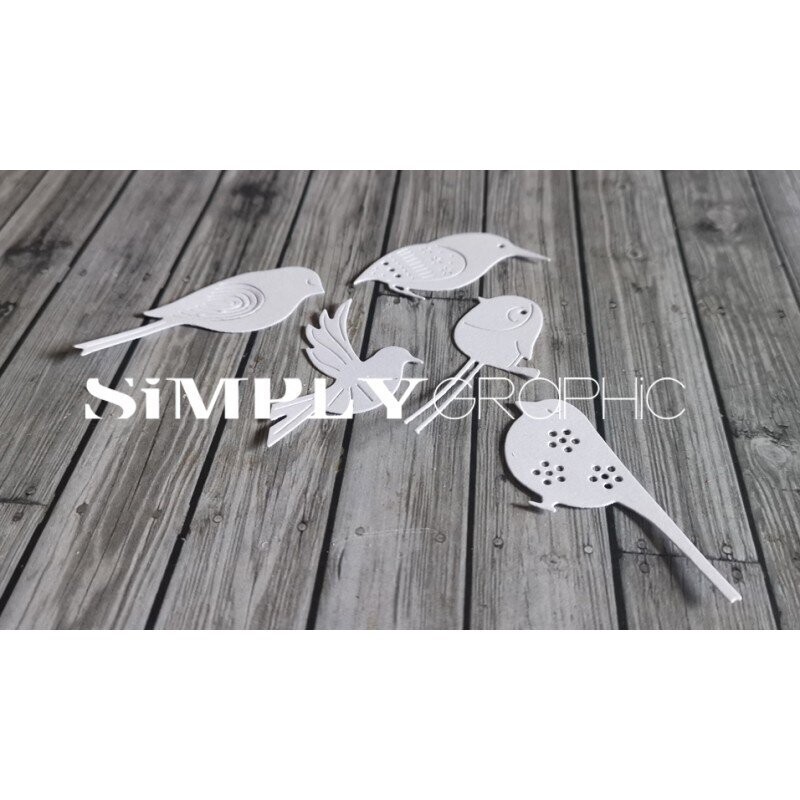 Simply Graphic - Troquel Collection d'oiseaux