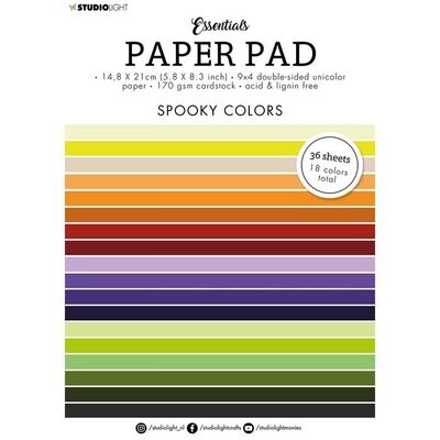 Paper pad - Spooky colors