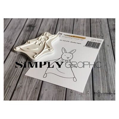 Simply Graphic - Sello Cling Doudou lapin