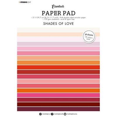 Paper Pad - Shades of Love