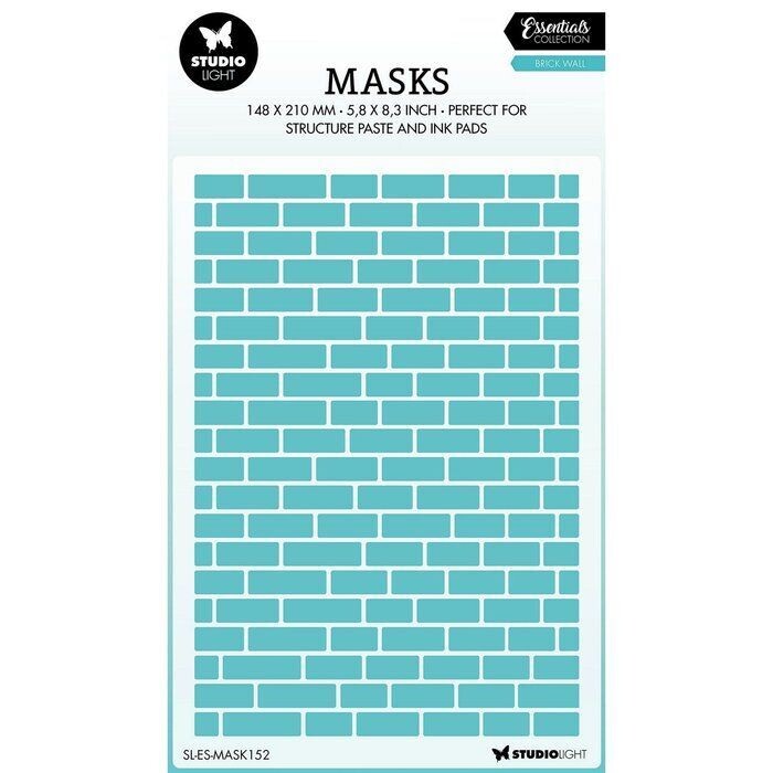 Stencil Brick Wall