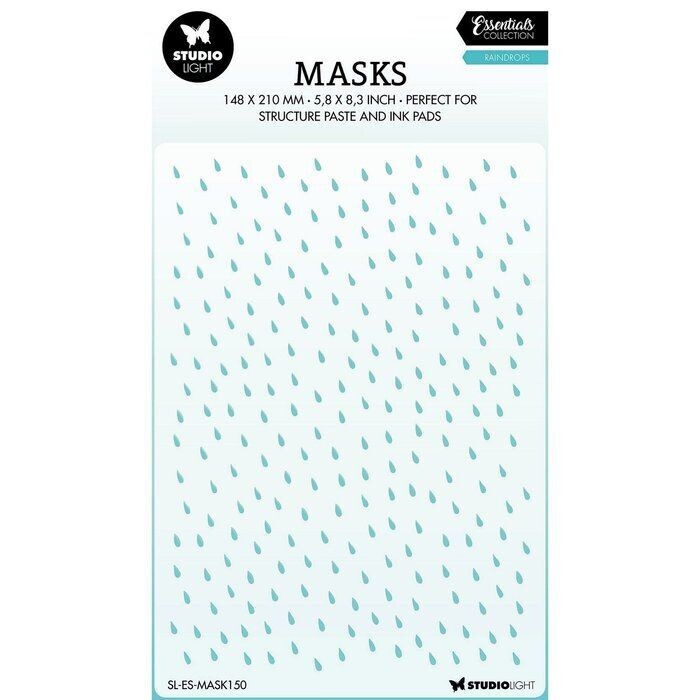 Stencil Raindrops