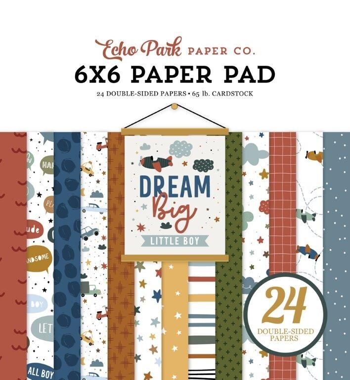 Dream Big Little Boy -  Paper pad 6x6