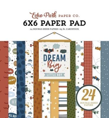 Dream Big Little Boy - Paper pad 6x6