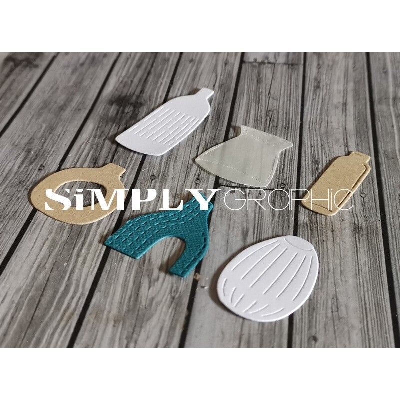 Simply Graphic - Troquel Collection de vases
