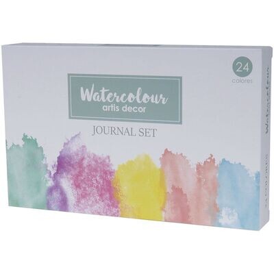 Acuarelas Journal Set - 24 colores