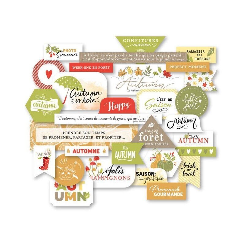 Automne Gourmand - Diecuts Automne Gourmand - Diecuts