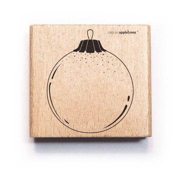 Cats on appletrees - Bola Navidad transparente