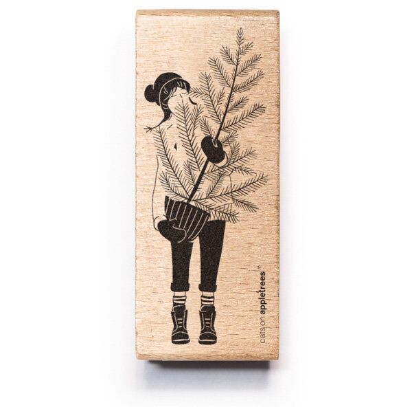 Cats on appletrees - Chica con abeto