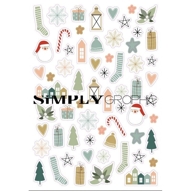 Simply Graphic - Pegatinas puffy