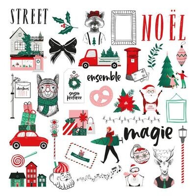 Christmas Street - Diecuts Vellum