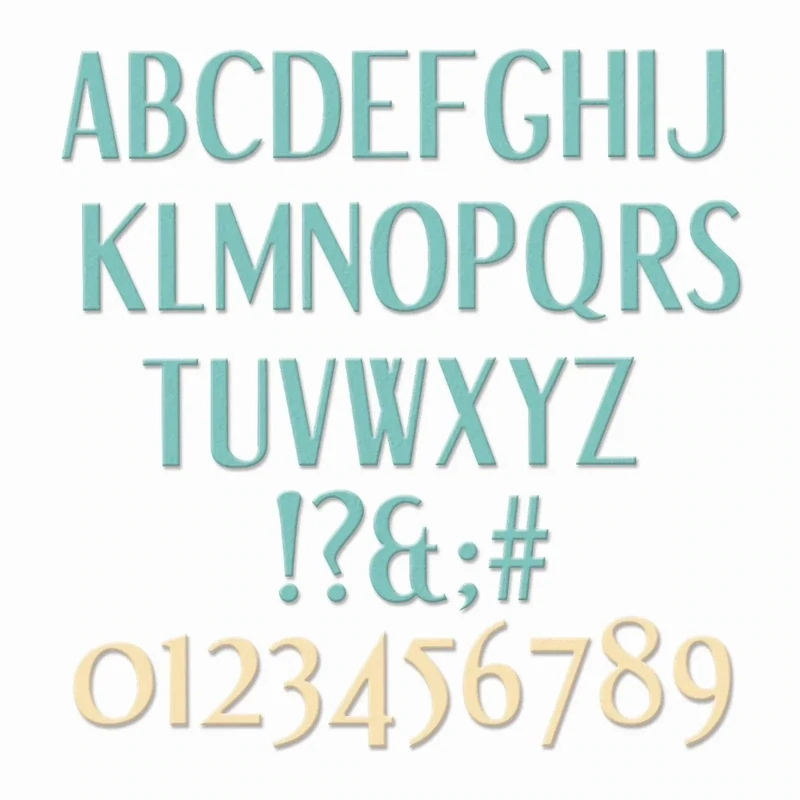 Troquel - Stylized Alphabet