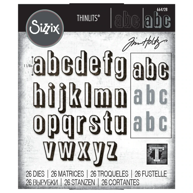 Troquel - Alphanumeric Shadows Lower
