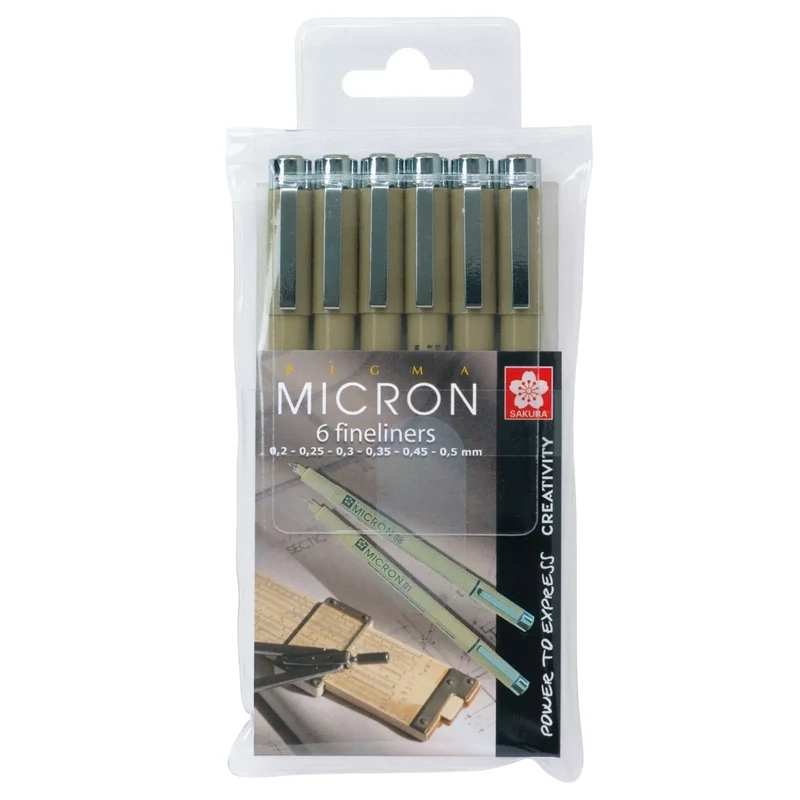 Pigma Micron Pack 005-01-02-03-05-08
