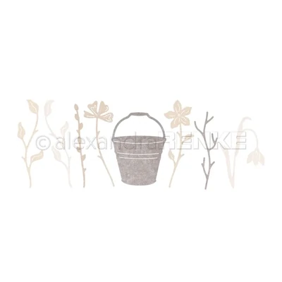 Alexandra Renke - Troquel Bucket with Flowers